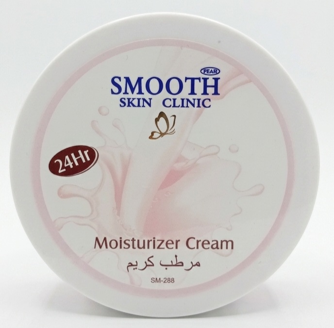 کرم مرطوب کننده اسموت اسکین کلینیک 24 ساعته 300 گرم تولید چین
